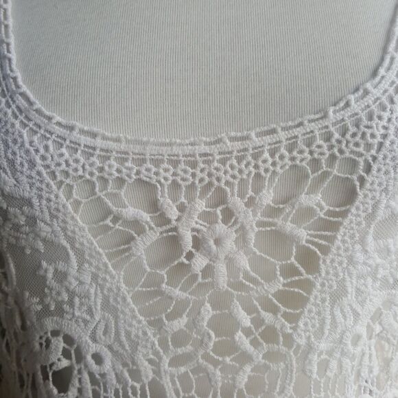 MAUVE BOHO Chic Cropped Top - Size L/XL - Picture 3 of 6